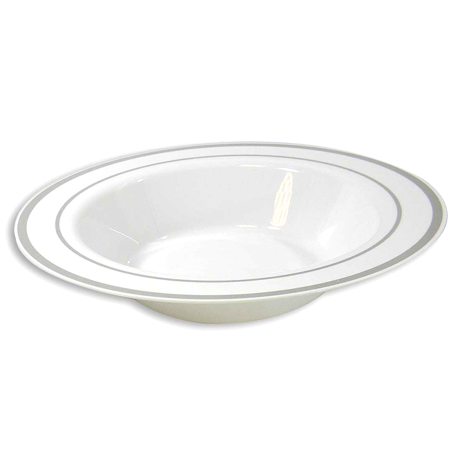 CROWN SOUP BOWL EXECUTIVE COLLECTION 12 OZ 10 PK SILVER