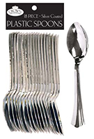 CROWN SPOONS SILVER COATED 18 CT SILVER COATED
