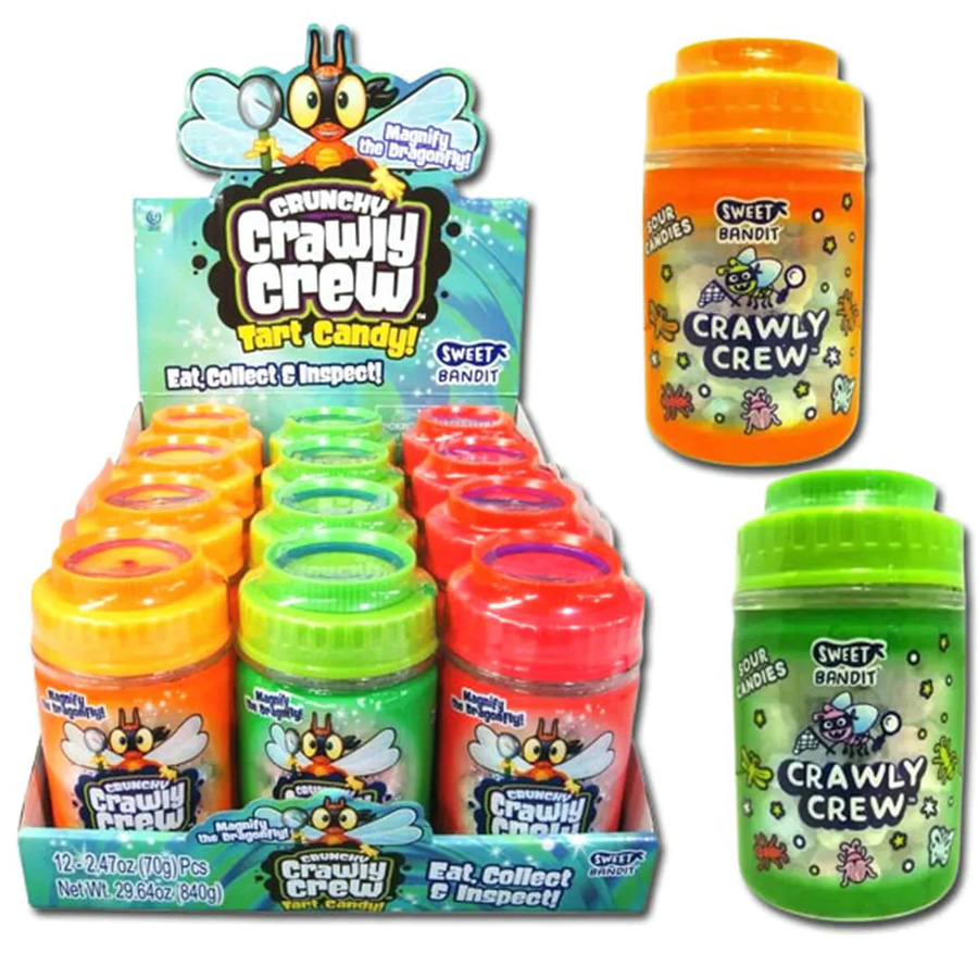 CRUNCHY CANDY 2.47 OZ CRAWLY CREW