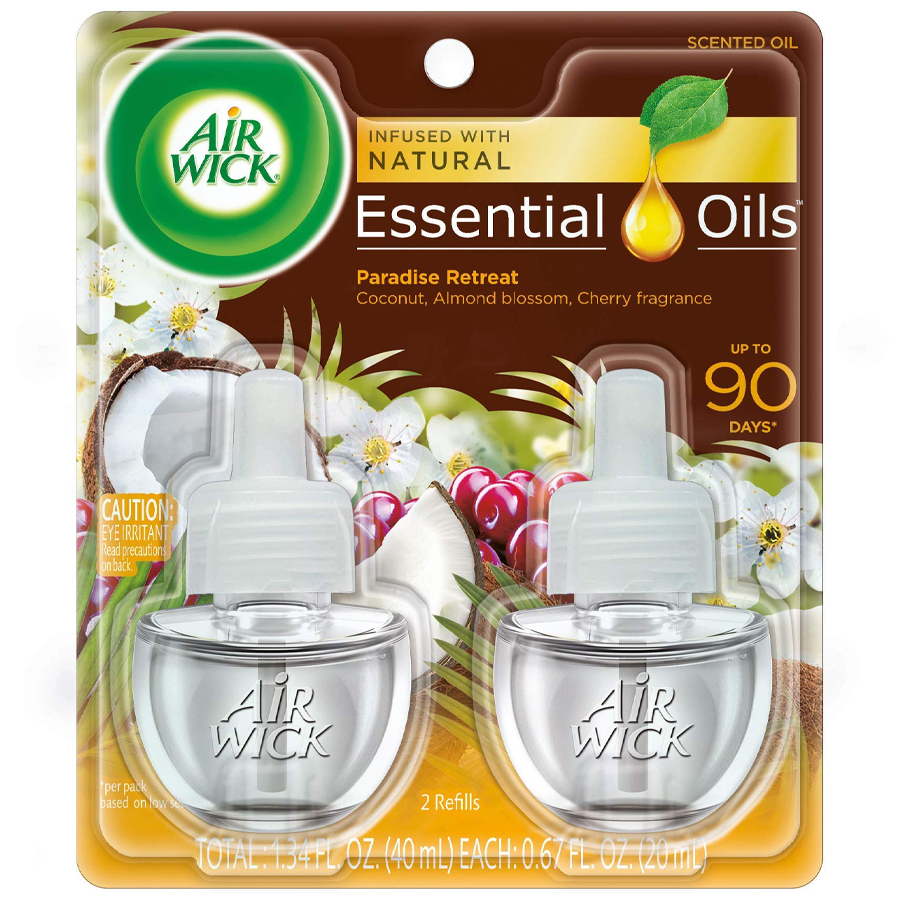 AIR WICK SCENTED OIL REFILL 0.67 OZ 2 PK PARADISE RETREAT LIFE SCENT