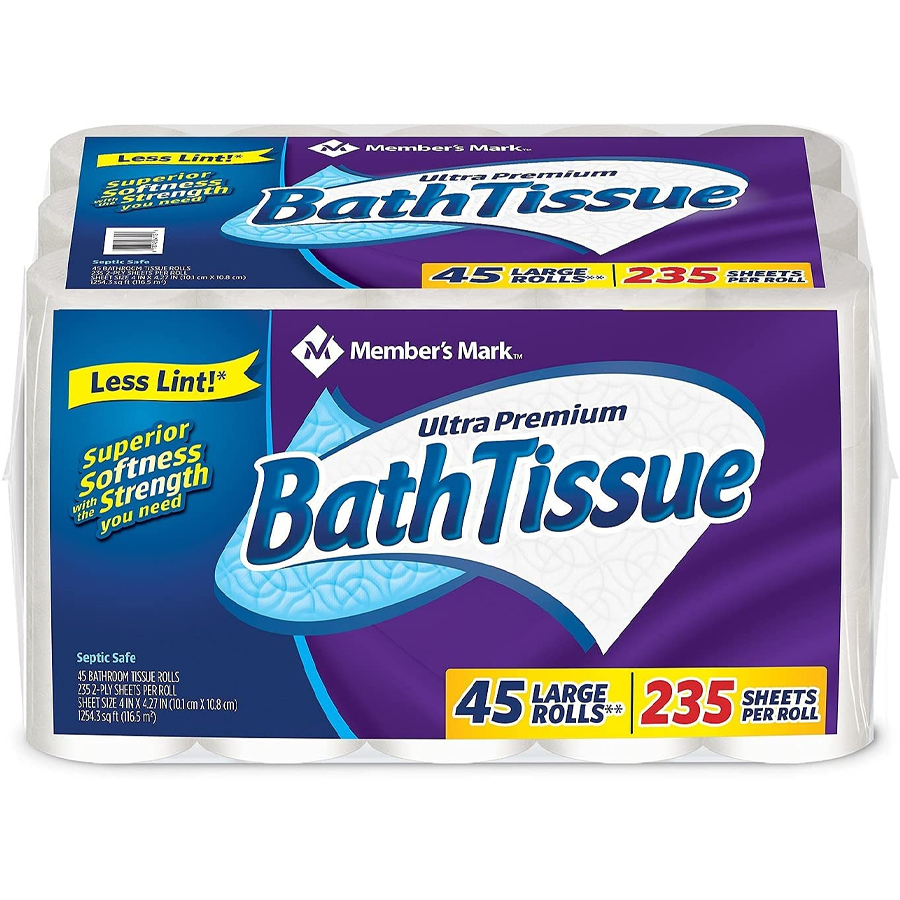 CRYSTAL TOILET PAPER 235 2 PLY SHEET