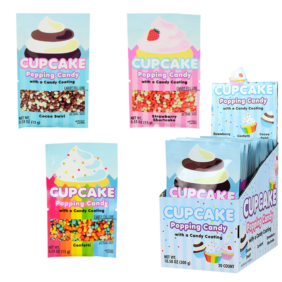 CUPCAKE CANDY 0.53 OZ POPPING