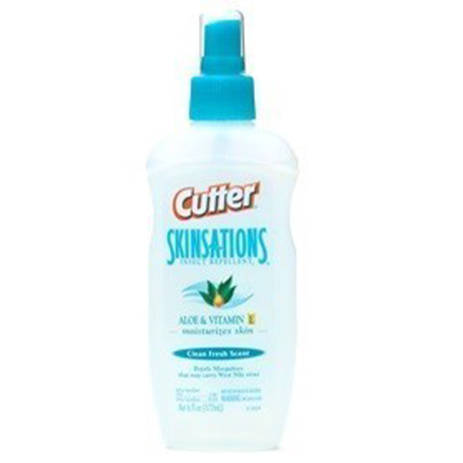 CUTTER INSECT REPELLENT 6 OZ PUMP SKINSATIONS ALOE &VIT E