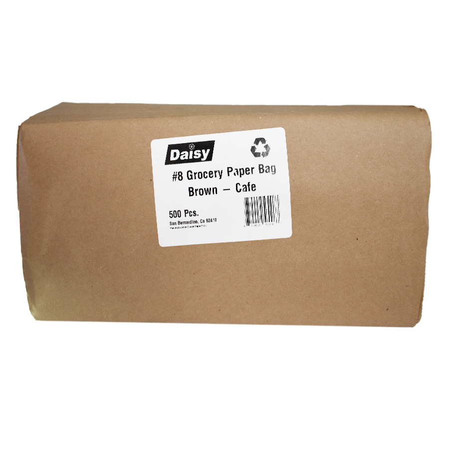 DAISY PAPER BAG 500 CT SIZE 8