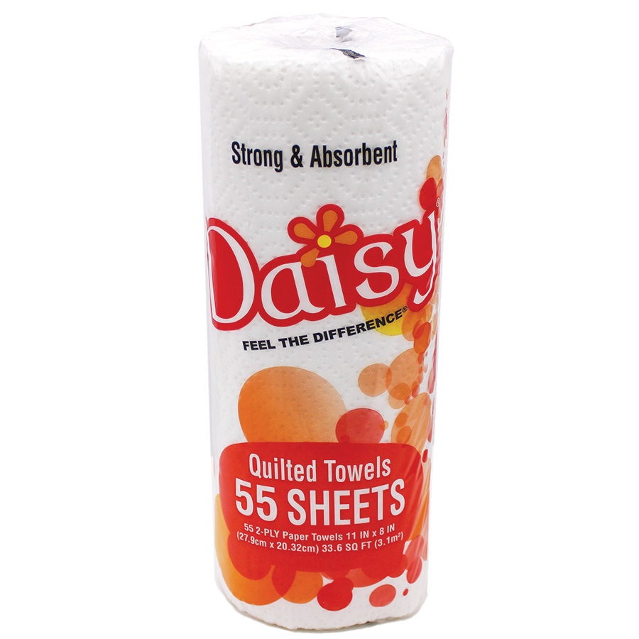 DAISY PAPER TOWEL 55 CT 2 PLY