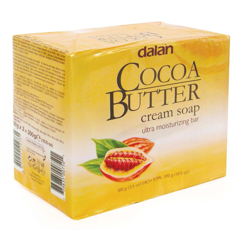 DALAN BAR SOAP 3 / 3.17 OZ COCOA BUTT