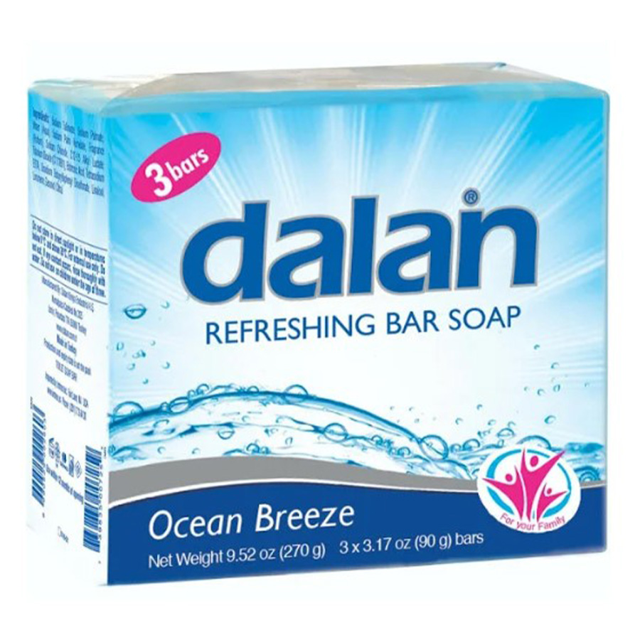 DALAN BAR SOAP 3.17 OZ 3 PK ANTI BACT OCEAN BREEZE