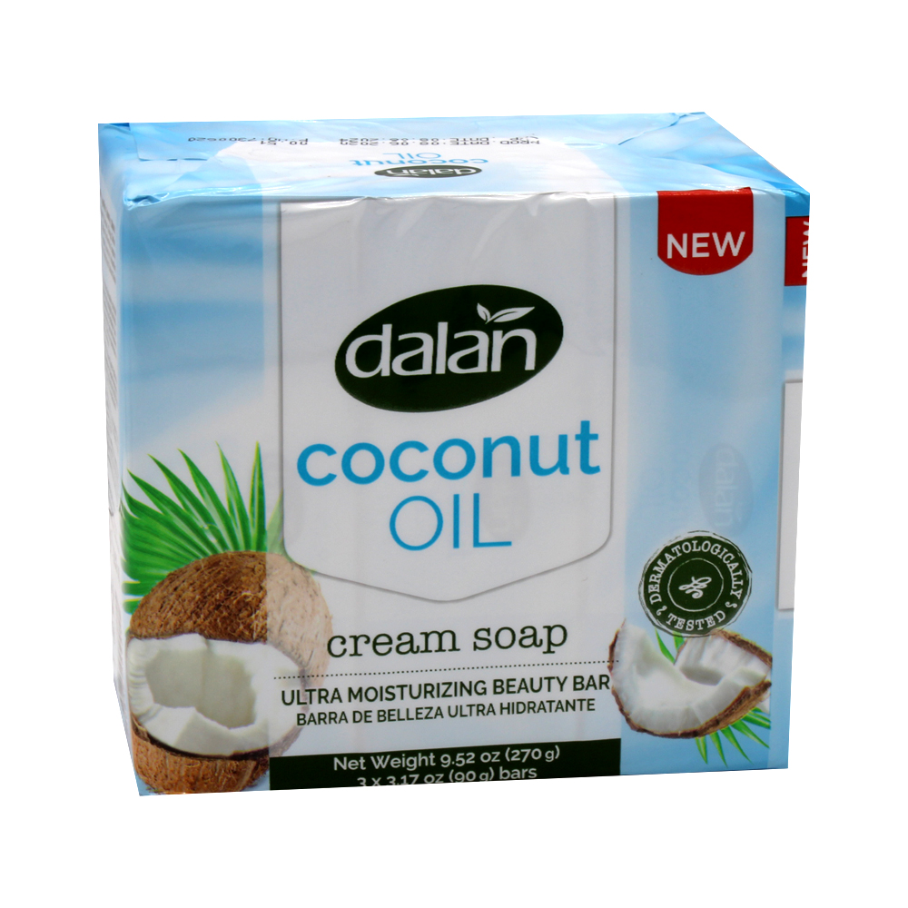DALAN BAR SOAP 3.17 OZ 3 PK COCONUT OIL