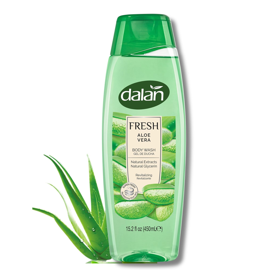 DALAN BODY WASH 15.2 OZ / 450 ML FRESH ALOE VERA