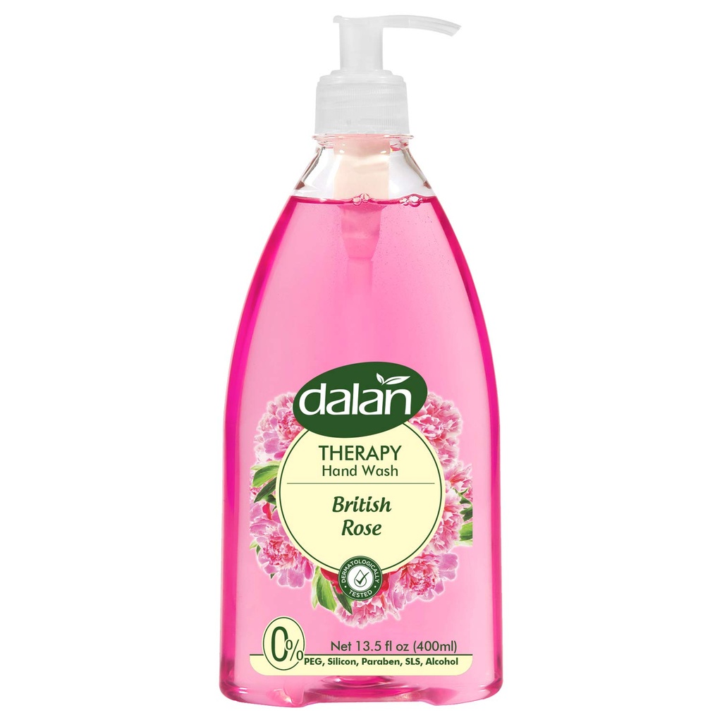 DALAN HANDWASH 13.5 OZ / 400 ML BRITISH ROSE