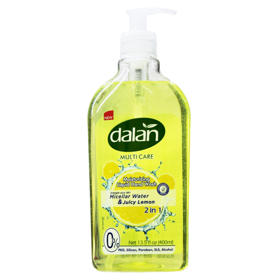 DALAN HANDWASH 13.5 OZ / 400 ML LEMON & MICELLAR WATER