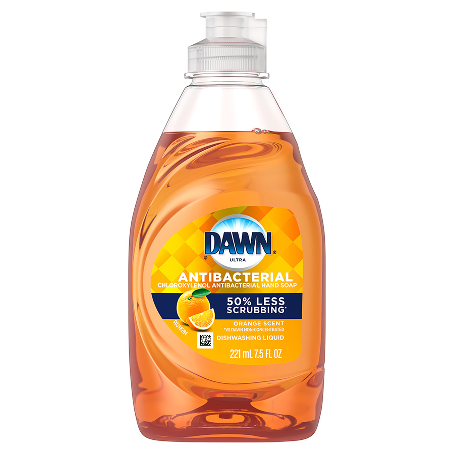 DAWN DISHWASH LIQUID 7.5 OZ ULTRA ANTIBACTERIAL ORANGE SCENT