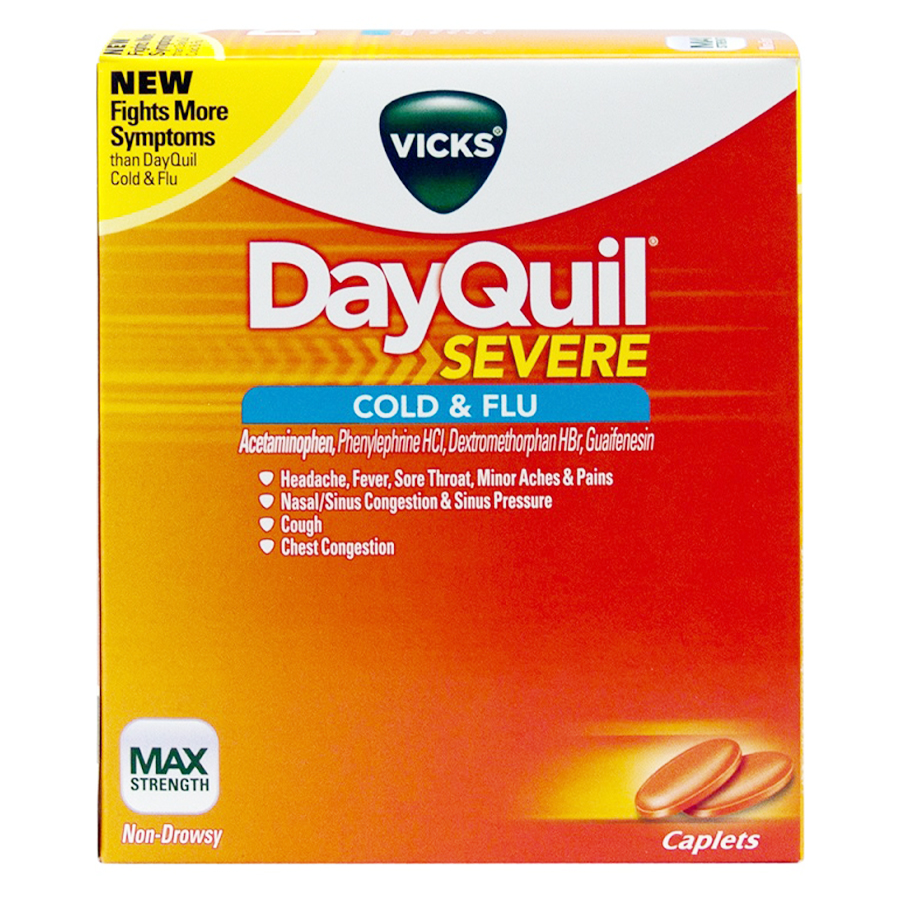 DAYQUIL COLD & FLU 2 CT BOX