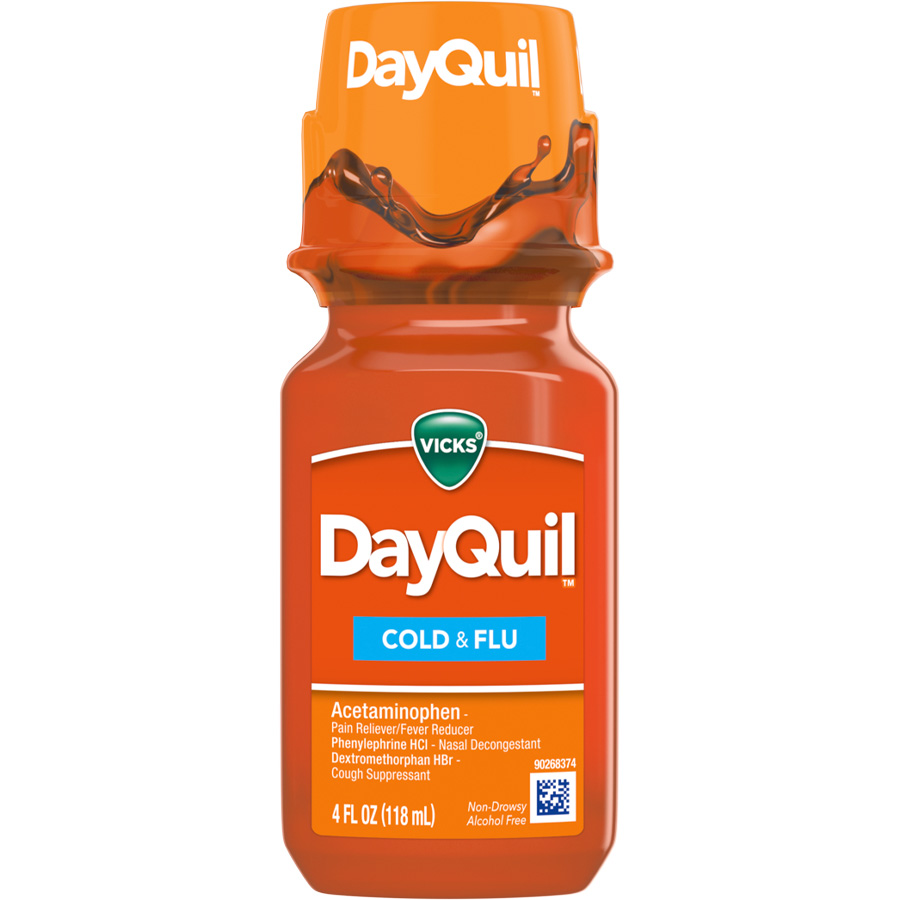 DAYQUIL COLD & FLU 4 OZ ORIGINAL