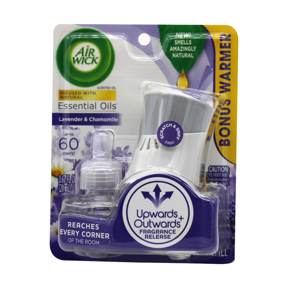 AIR WICK WARMER & REFILL 1+1 LAVENDER & CHAMOMILE