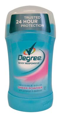 DEGREE DEODORANT STICK 1.6 OZ SHEER POWDER