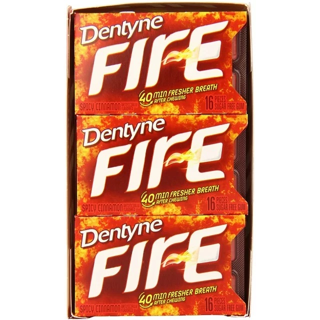 DENTYNE ICE GUM 16 STK FIRE CINNAMON