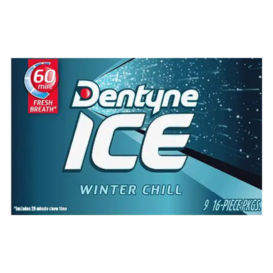 DENTYNE ICE GUM 16 STK WINTER CHILL