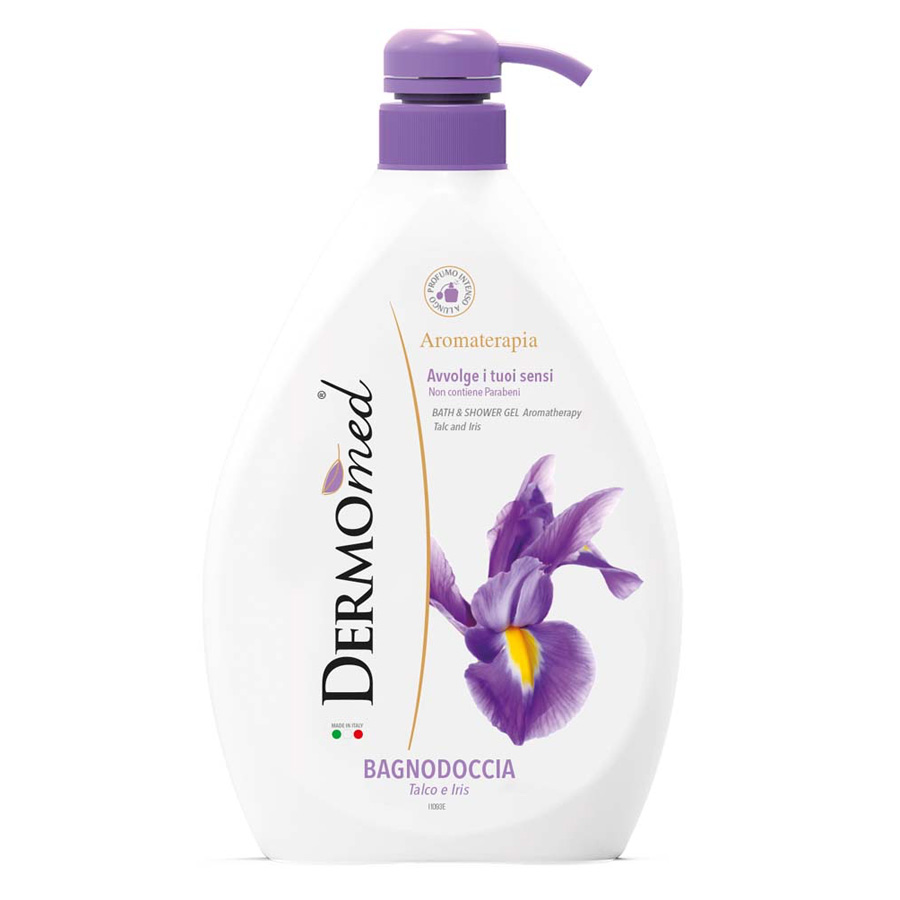 DERMOMED BODY WASH 1 L TALCO & IRIS