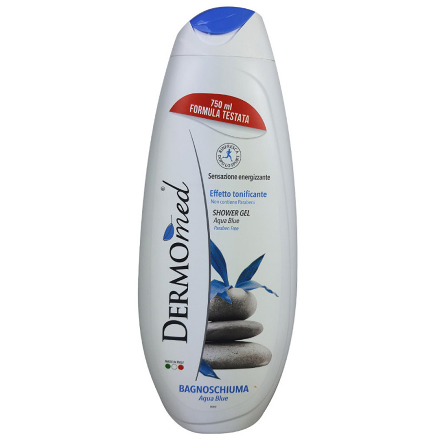 DERMOMED BODY WASH 750 ML AQUA BLUE