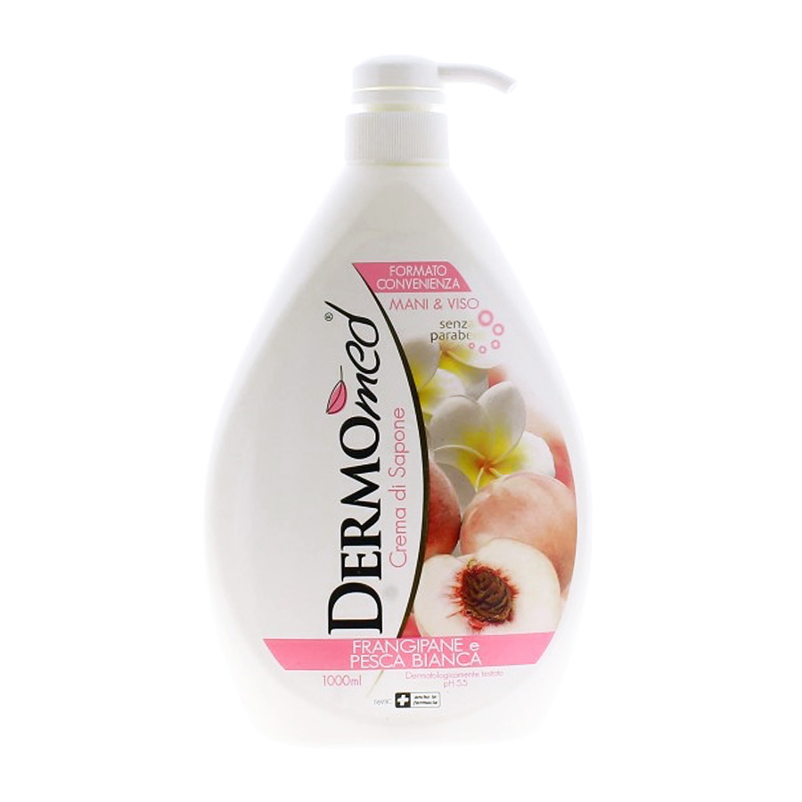 DERMOMED HAND WAH 1 L FRANGIPANI AND PEACH