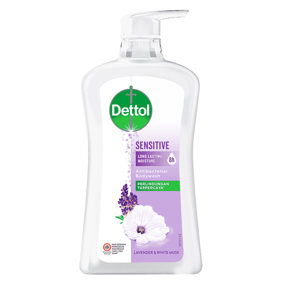 DETTOL BODY WASH 625 G SENSITIVE LAVENDER & WHITE MUSK