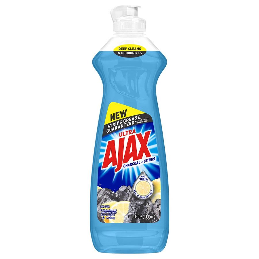 AJAX DISHWASH LIQUID 12.4 OZ SALT CITRUS