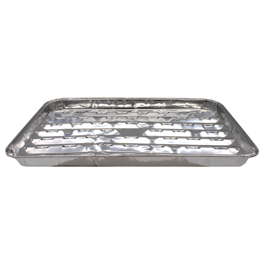 DISPOZEIT ALUMINUM BBQ PAN 13.25 X 9 IN WITH HOLES