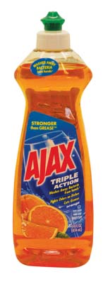 AJAX DISHWASH LIQUID 14 OZ 20 CT TRIPLE ACTION ORANGE