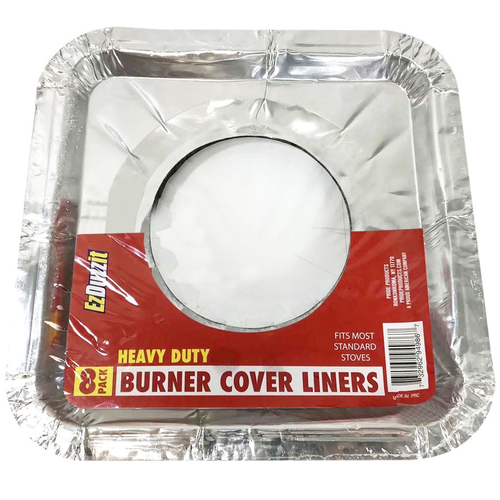 DISPOZEIT FOIL BURNER LINER 8.5 X 8.5 IN 8 PK