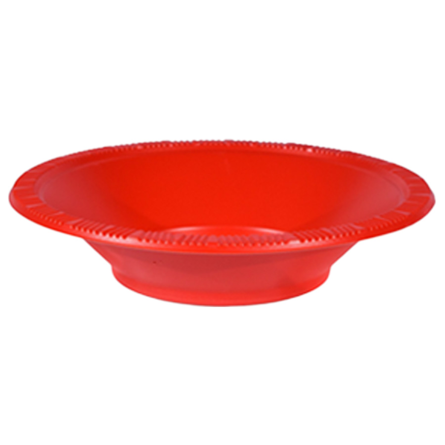 DISPOZEIT PLASTIC BOWL 7 IN 25 CT RED