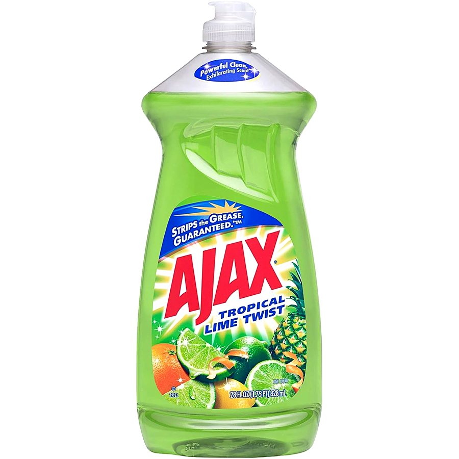 AJAX DISHWASH LIQUID 28 OZ TROPICAL LIME TWIST