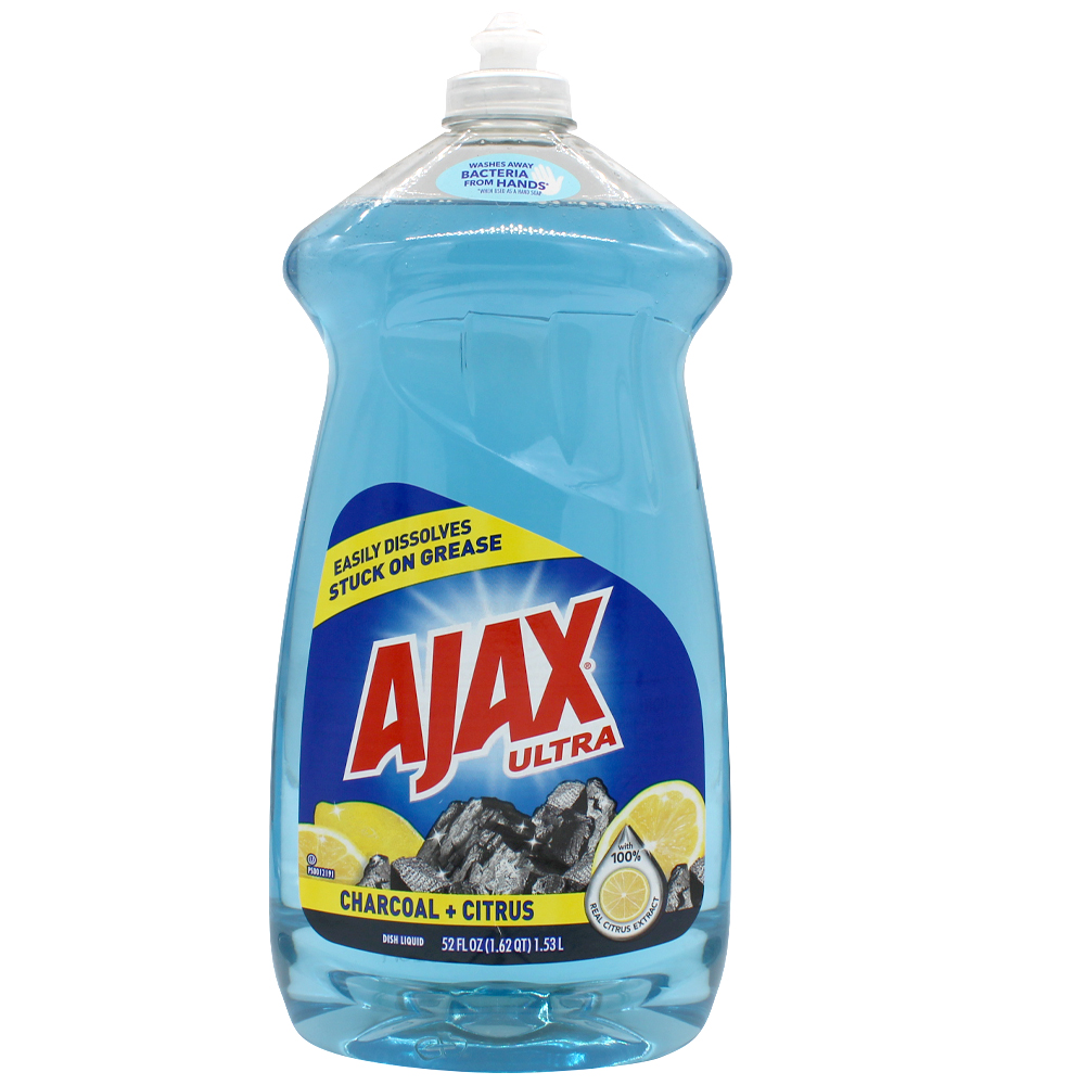 AJAX DISHWASH LIQUID 52 OZ CHARCOAL & CITRUS