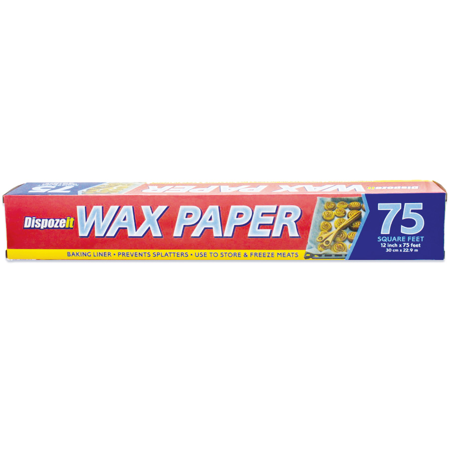 DISPOZEIT WAX PAPER 75SQ.FT 3CMX22.8M REGULAR