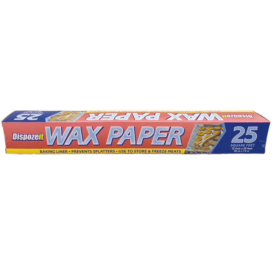 DISPOZEIT WAX PAPER 25 SQFT