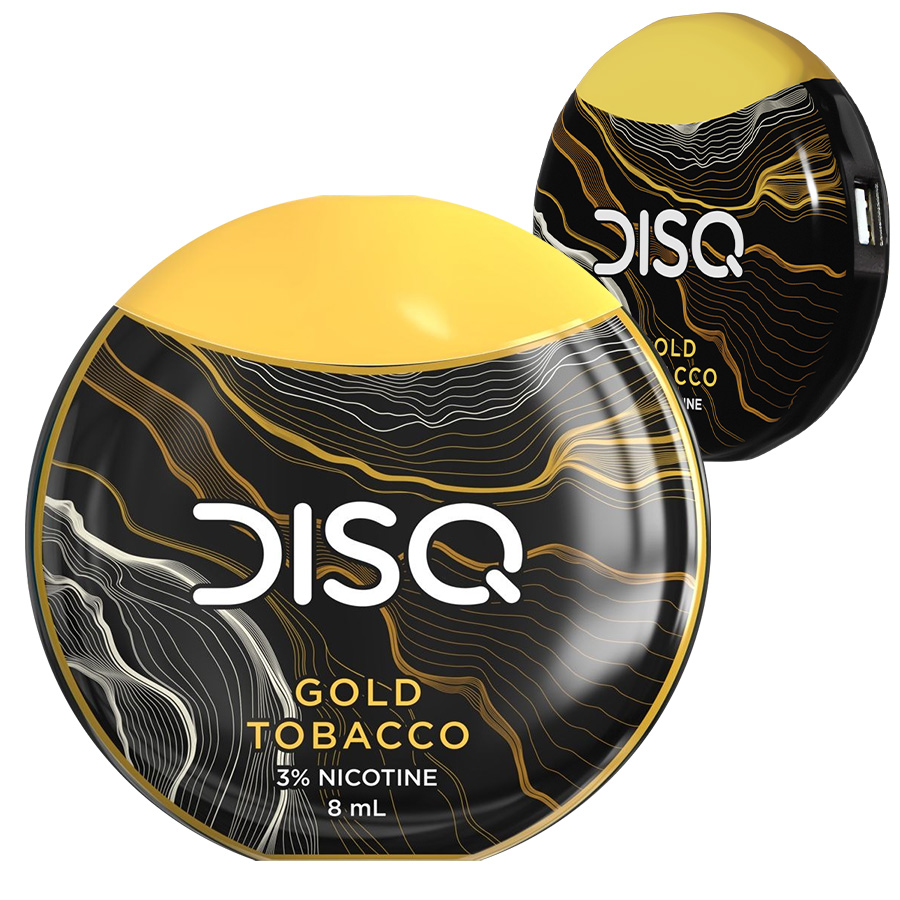DISQ DISPOSABLE VAPES 1CT GOLD TOBACCO
