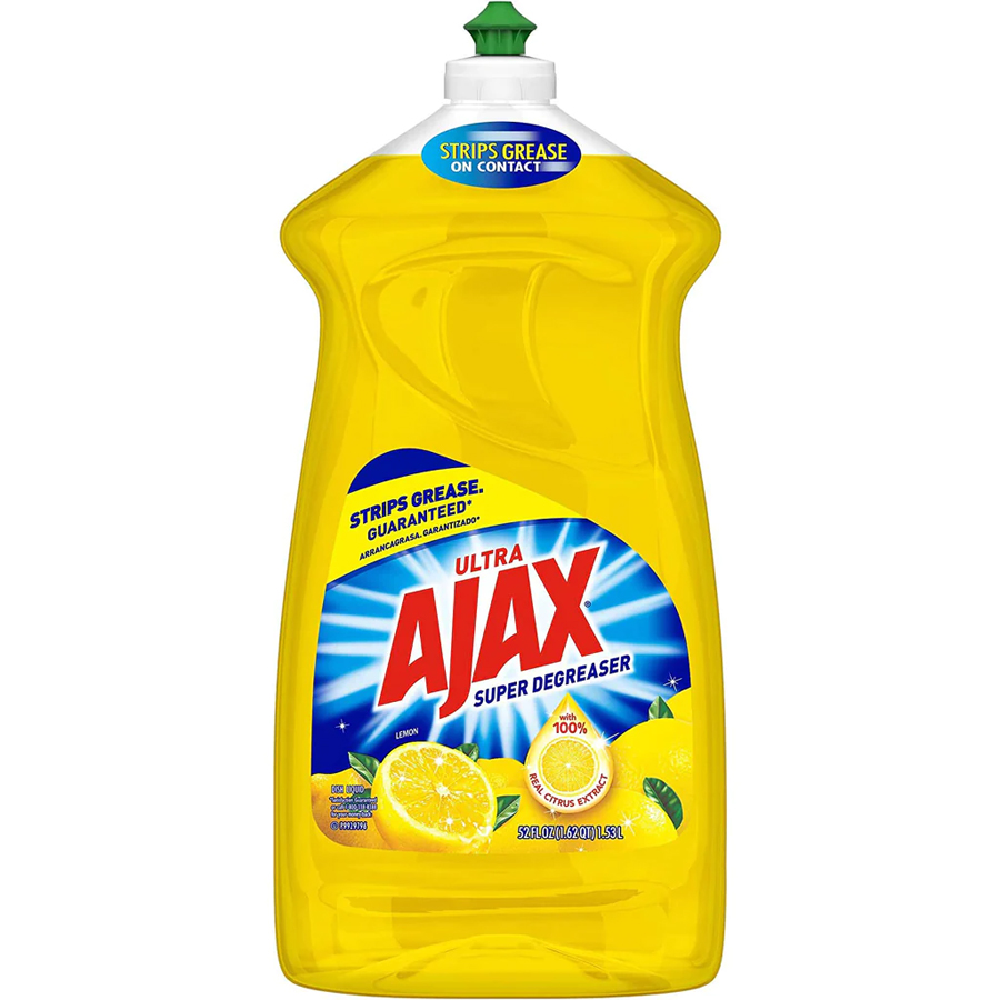 AJAX DISHWASH LIQUID 52 OZ LEMON
