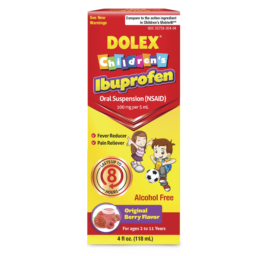 DOLEZ CHILDREN'S IBUPROFEN 4 OZ BERRY LIQUID