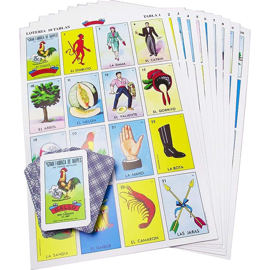 DON CLEMENTE GAMES 10 CT LOTERIA JUMBO