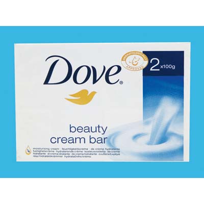 DOVE BAR SOAP 90 G 2 PK WHITE