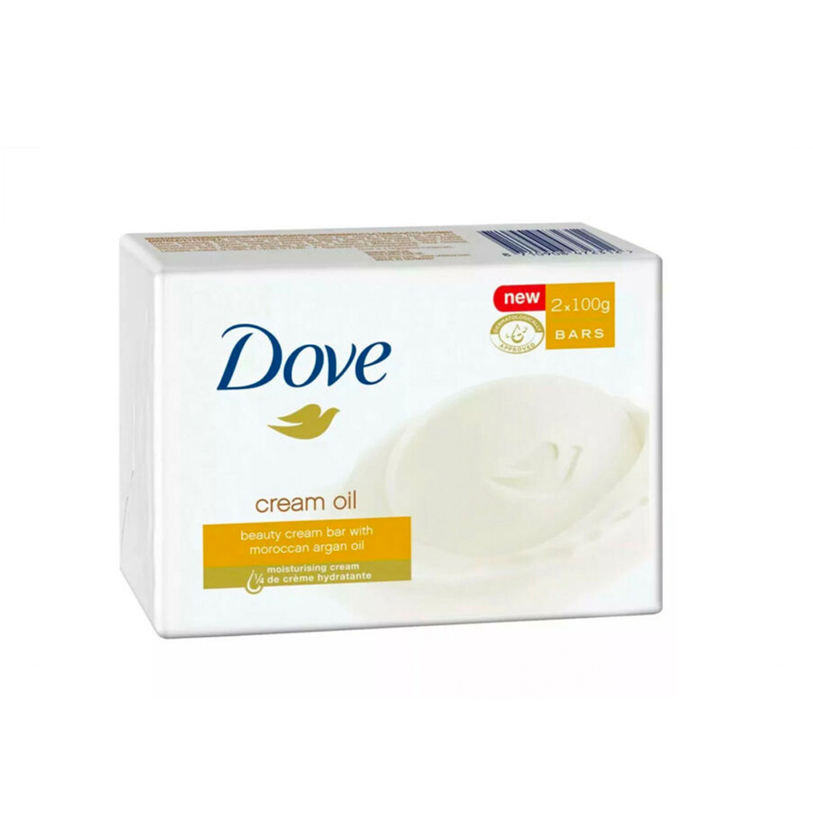 DOVE BAR SOAP 100 G 2 PK ARGAN OIL