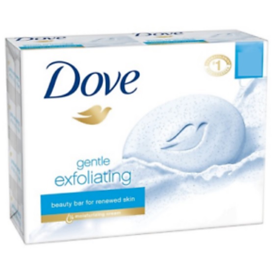 DOVE BAR SOAP 135 G / 4.75 OZ GENTLE EXFOLIATING
