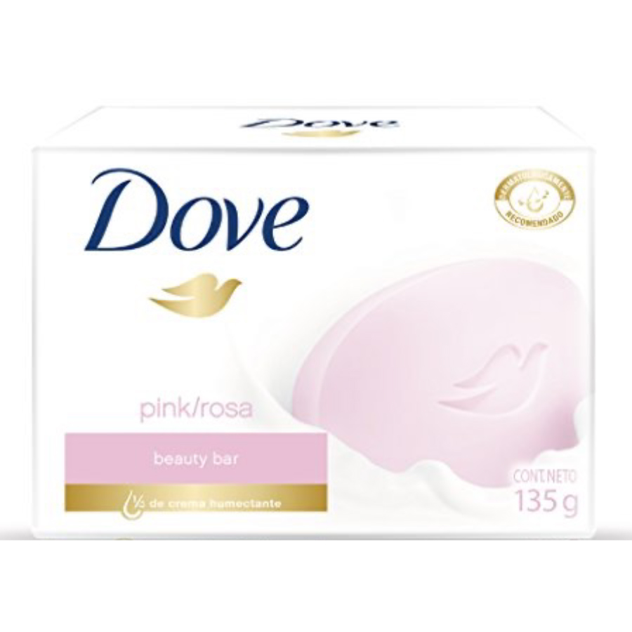 DOVE BAR SOAP 135 G / 4.75 OZ PINK