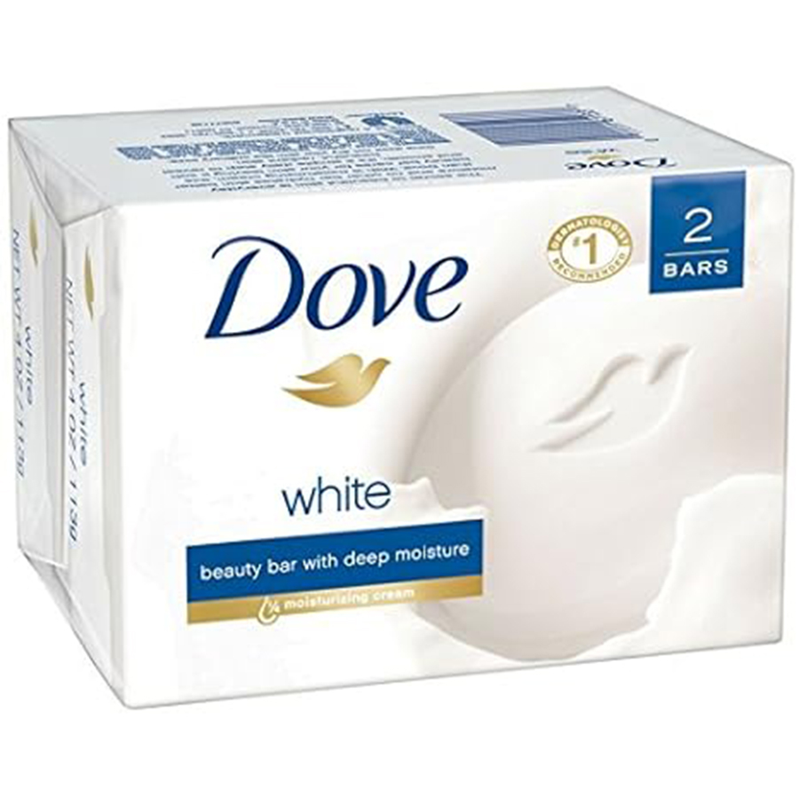 DOVE BAR SOAP 4 OZ 2 PK WHITE