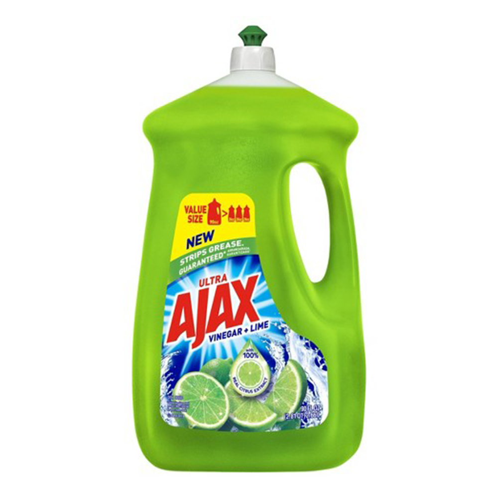 AJAX DISHWASH LIQUID 90 OZ VINEGAR+LIME