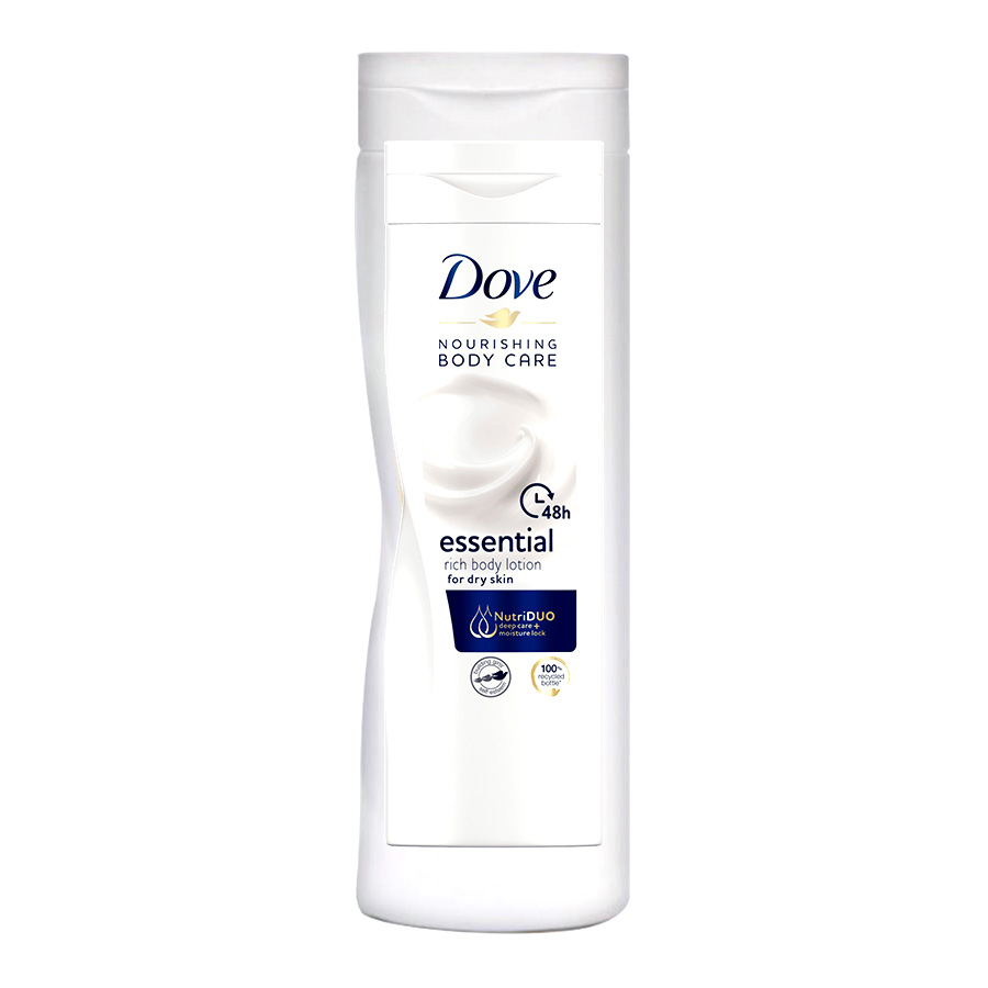 DOVE BODY LOTION 400 ML / 13.5 OZ ESSENTIAL NOURISGHING
