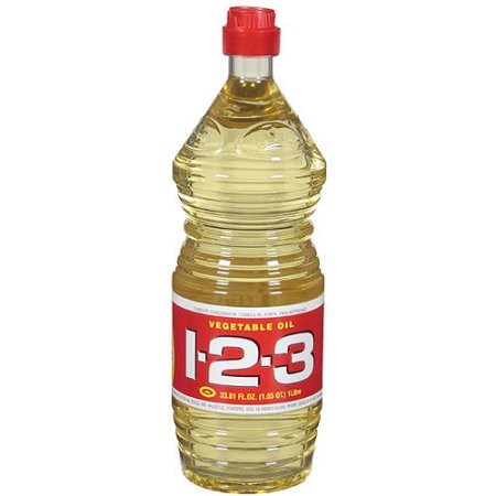 123 VEGETABLE OIL 33.8 OZ / 1 L CHOLESTEROL FREE