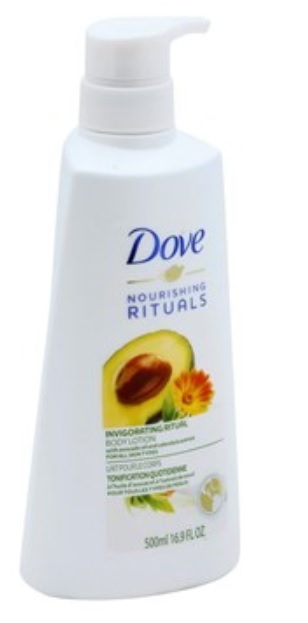 DOVE BODY LOTION 500 ML / 16.9 OZ INVIGORATING BODY LOTION