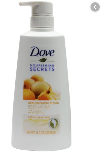 DOVE BODY LOTION 500 ML / 16.9 OZ REPLENISHING