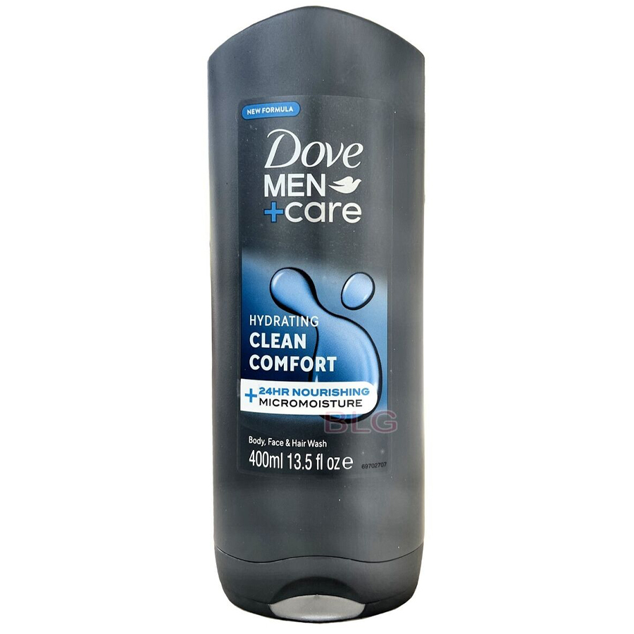 DOVE BODY WASH (IMP) 400 ML / 13.5 OZ MEN+CARE CLEAN COMFORT